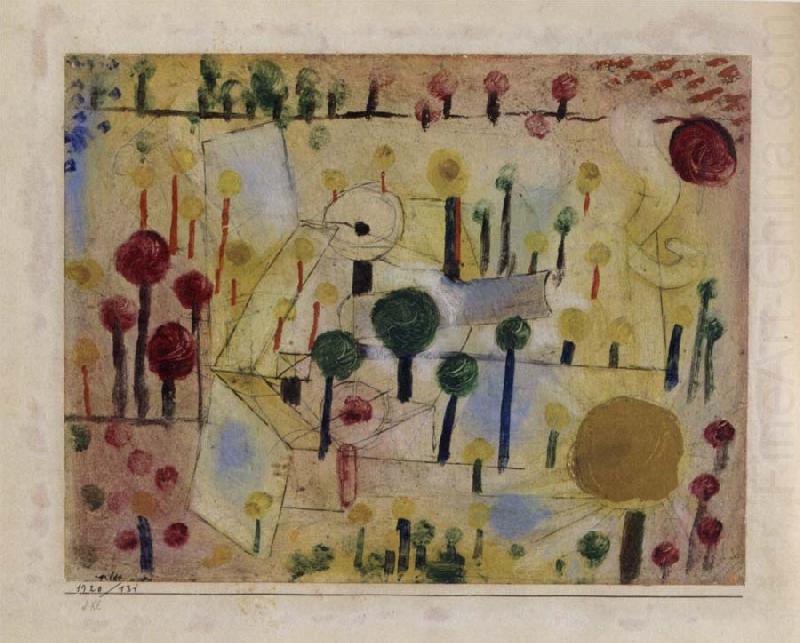 Abstract-imaginary garden, Paul Klee